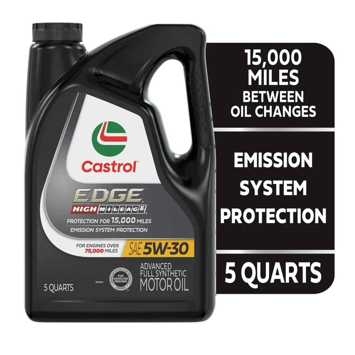 Castrol EDGE 5W-30 High Mileage Motor Oil - Image 3